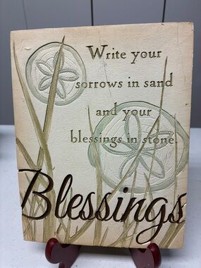 Inspirational Plaque of Blessings